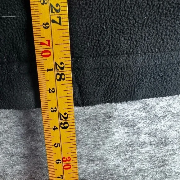 Jacket Mens XL Black Orange Reversible Hooded Fleece Jacket Zip Bengals colors - Picture 7 of 8